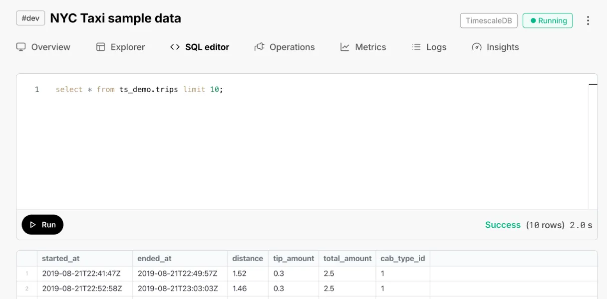 SQL Editor